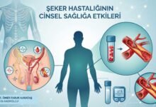 Şeker hastalığı ve cinselliğe etkisini tema edinmiş bir görsel