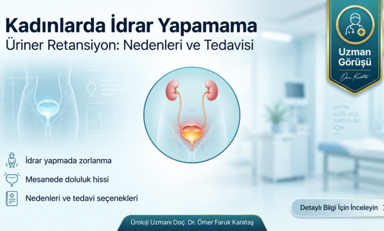 Kadınlarda İdrar Yapamama Sorunu